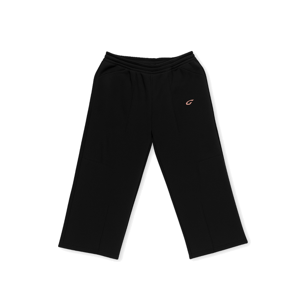 [Rose Gold and Black] Pleated Joggers